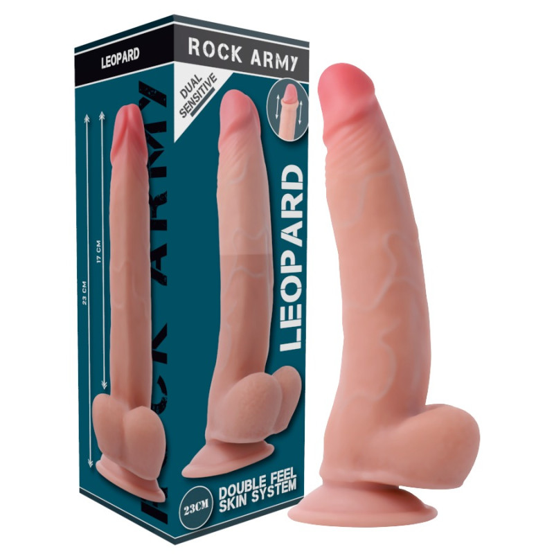 Фалоімітатор ROCKARMY Dual Density Leopard