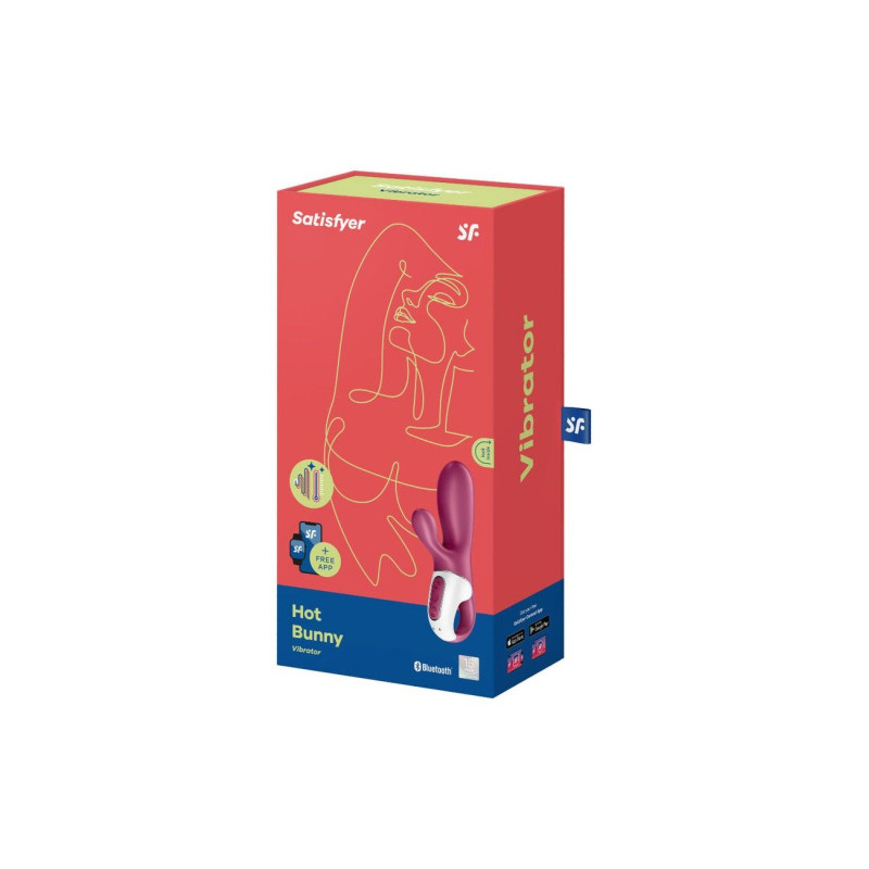 Вібратор кролик з підігрівом Satisfyer Hot Bunny