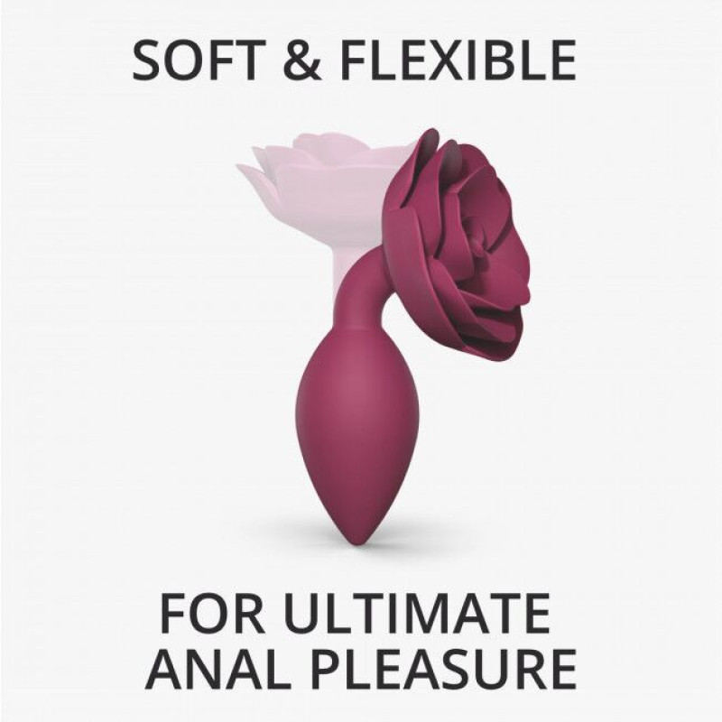 Силіконова анальна пробка Love To Love Open Roses M size