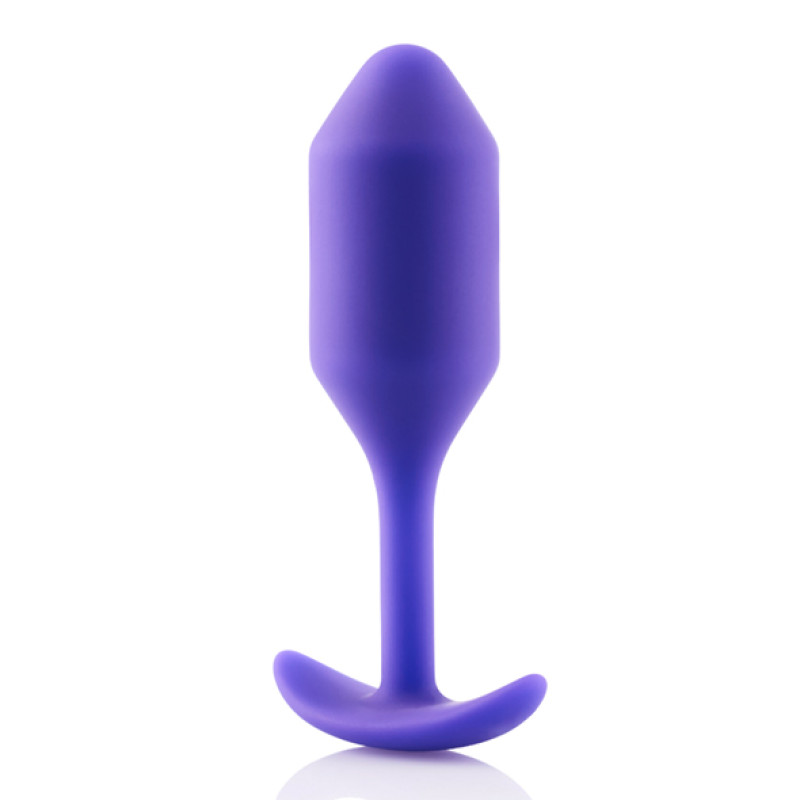 Анальная пробка со смещенным центром тяжести B-Vibe Snug Plug 2