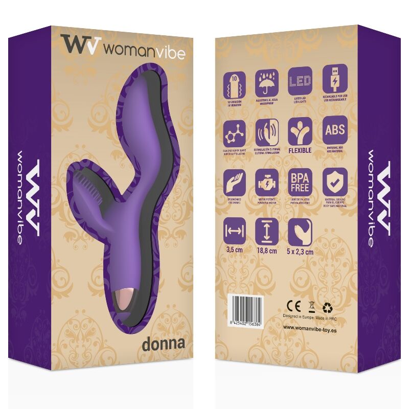 Вибратор-кролик Womanvibe Donna