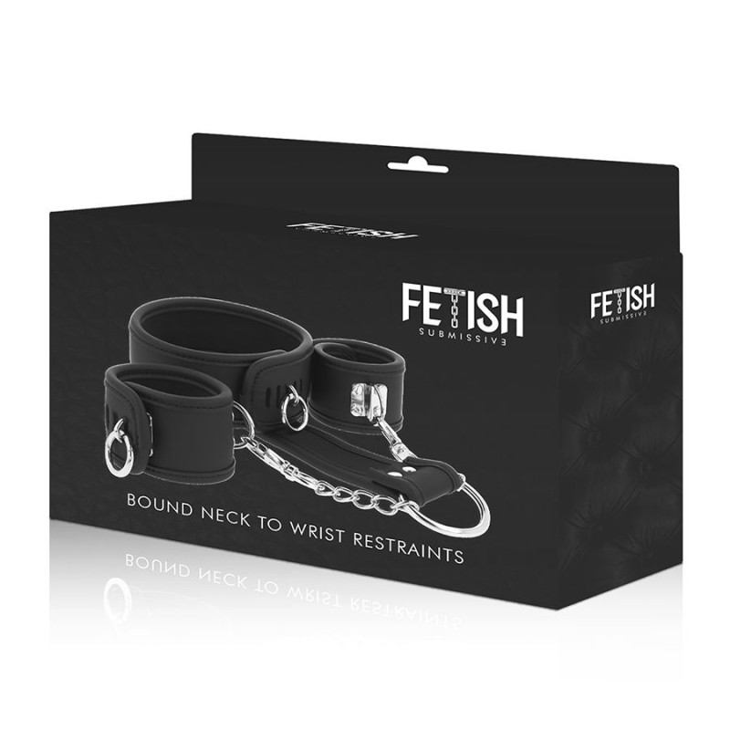 Ошейник с наручниками Fetish Submissive