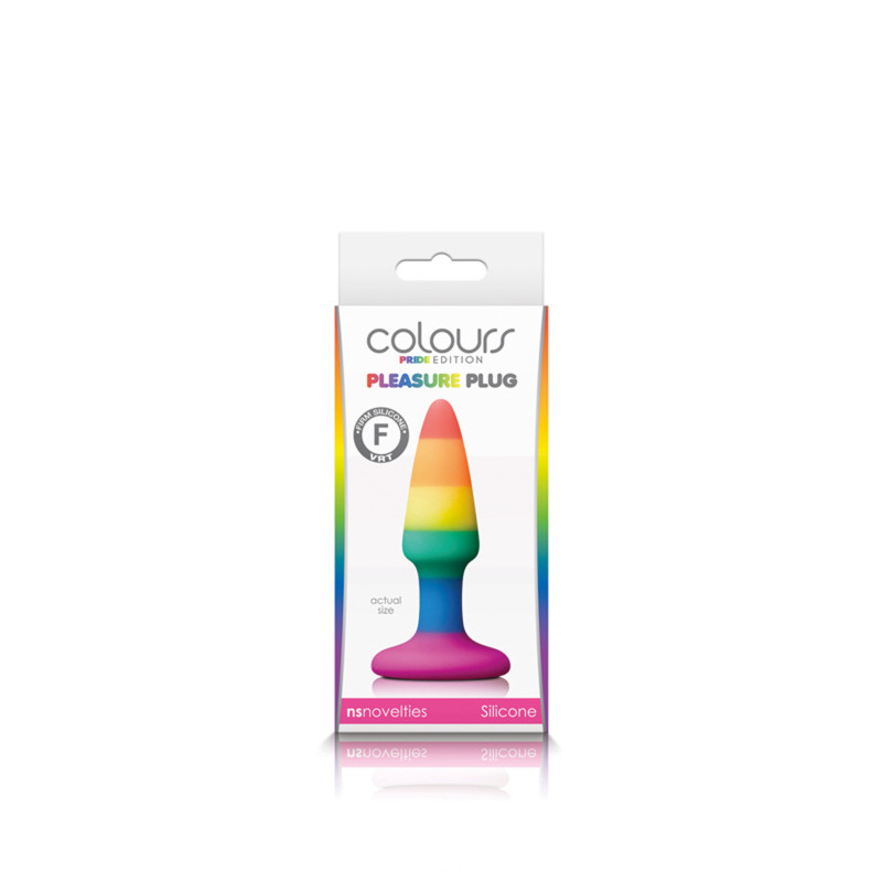 Анальна силіконова пробка NS Novelties Colours Pride