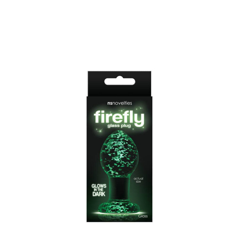 Скляна анальна пробка Firefly Glass Plug