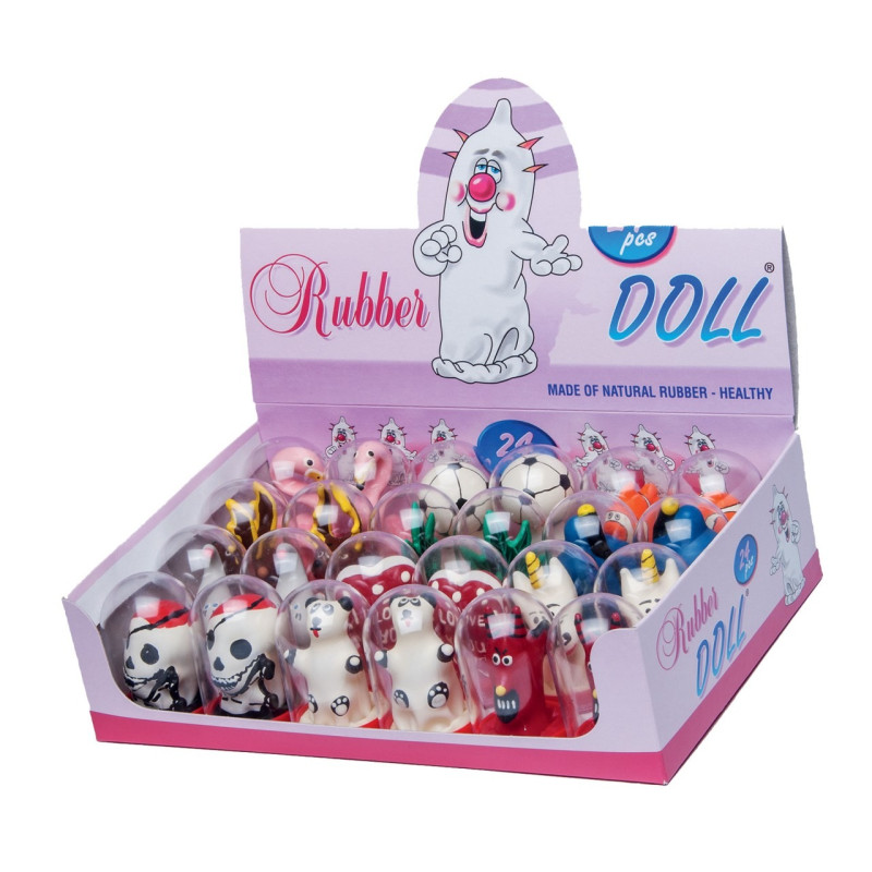 Фігурні презервативи Rubber Doll