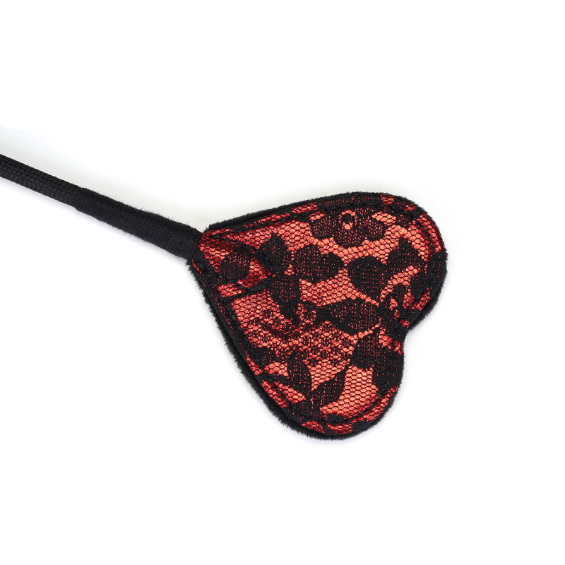 Стек-сердечко с кружевом Liebe Seele Victorian Garden Riding Crop