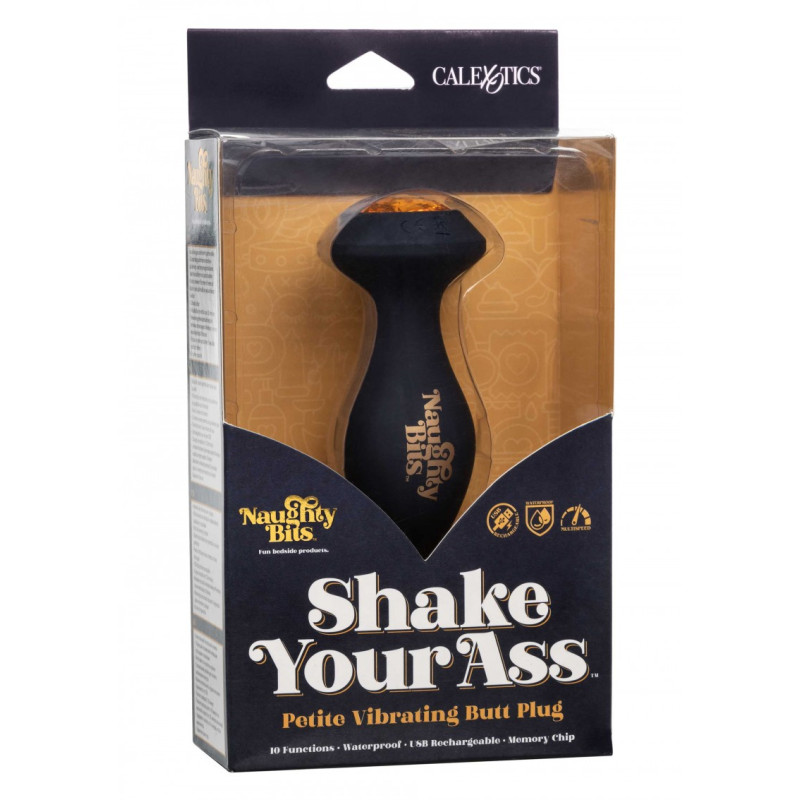 Анальна пробка з вібрацією CalExotics Shake Your Ass