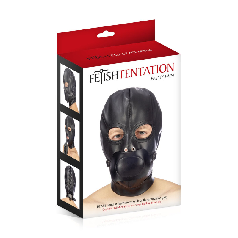 Закрытая маска с кляпом Fetish Tentation