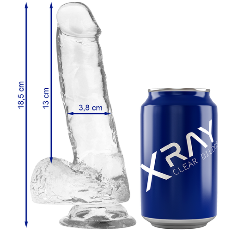 Прозорий фалоімітатор XRAY