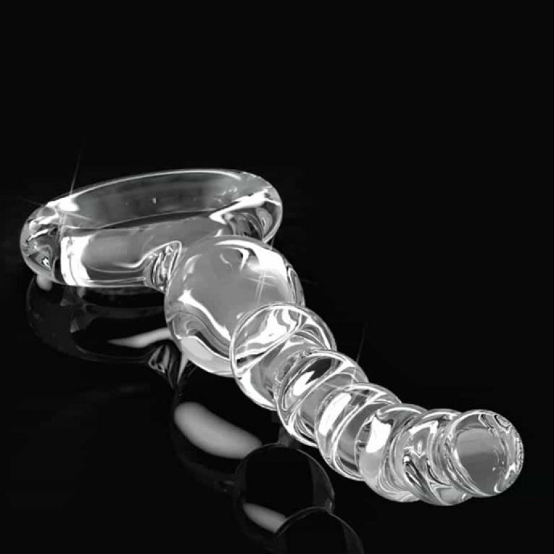 Скляні анальні кульки Icicles No.67