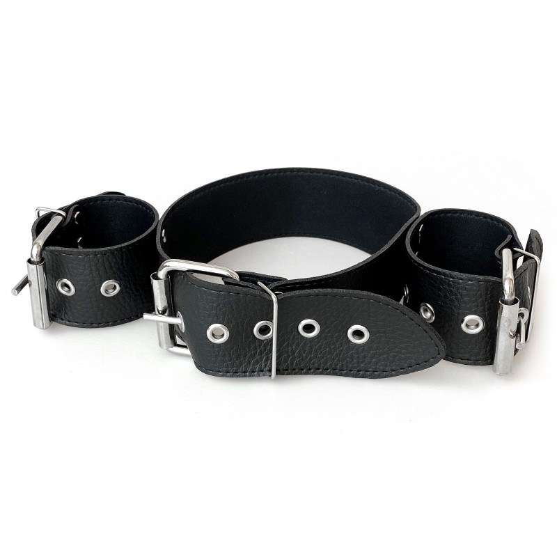 Ошейник с наручниками Art of Sex - Bondage Collar with Handcuffs