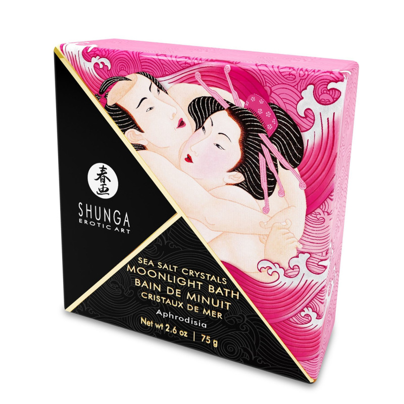 Соль для ванны с афродизиаками Shunga Moonlight Bath Роза