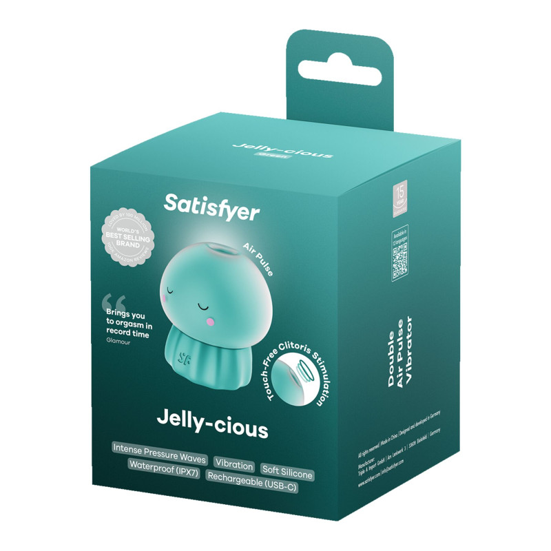 Вакуумний кліторальний стимулятор Satisfyer Jelly-cious Вакуумний кліторальний стимулятор Satisfyer Jelly-cious