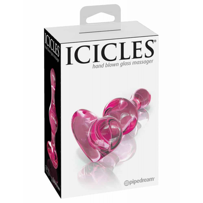 Скляний анальний стимулятор Icicles No.74