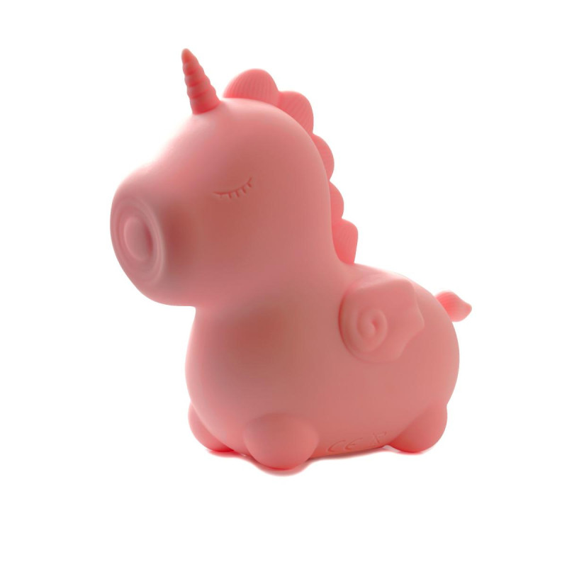 Кліторальний стимулятор з пульсацією Unihorn Heart Throb Pink