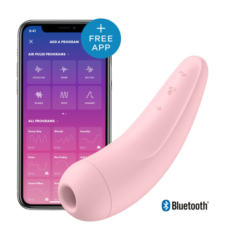 Вакуумний смарт-стимулятор з вібрацією Satisfyer Curvy 2+
