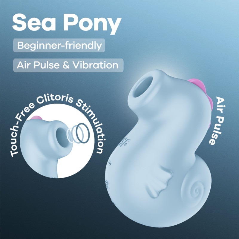 Вакуумный клиторальный стимулятор Satisfyer Sea Pony Вакуумный клиторальный стимулятор Satisfyer Sea Pony