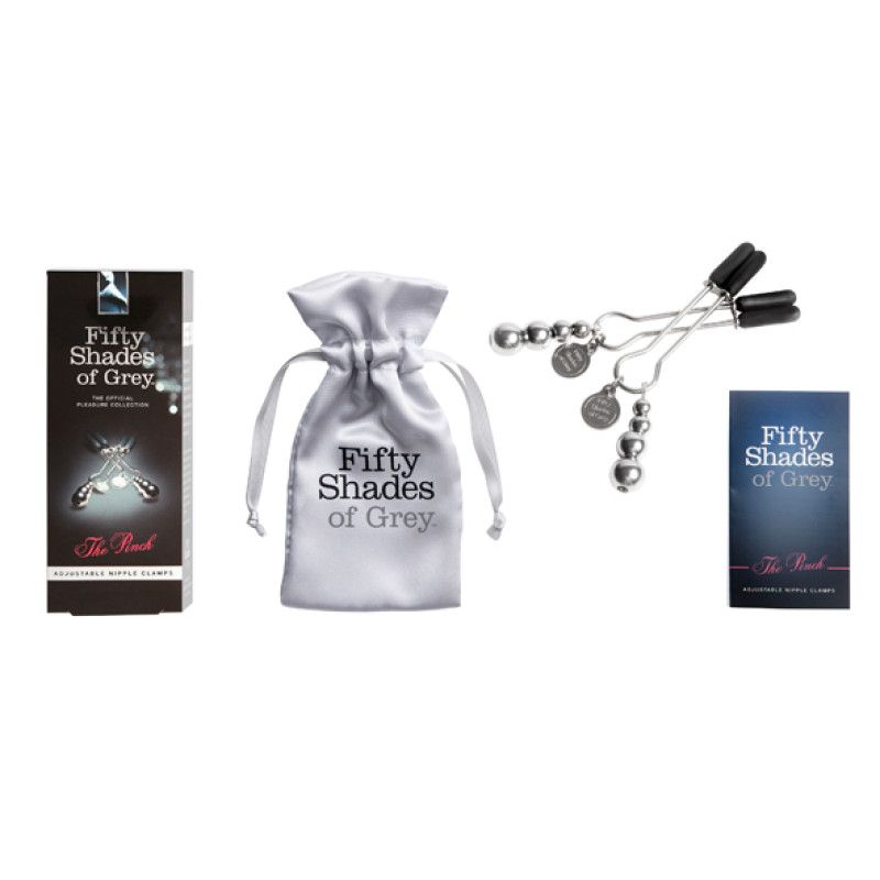Зажимы для сосков Fifty Shades of Grey - Adjustable Nipple Clamps