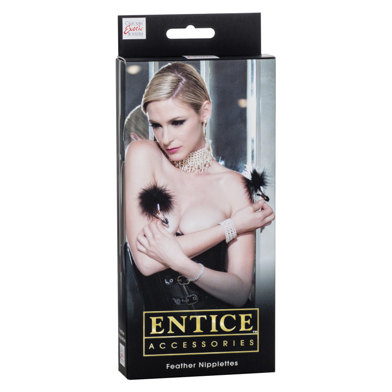 Зажимы для сосков с перьями Entice Feather Nipplettes