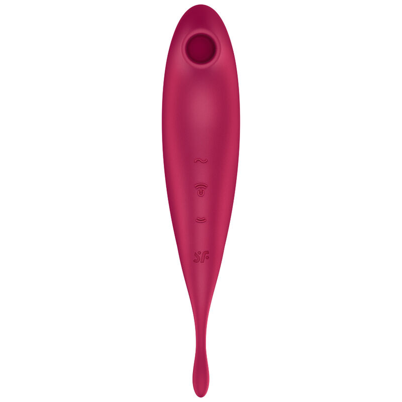 Вакуумный смарт-стимулятор с точечной вибрацией Satisfyer Twirling Pro+