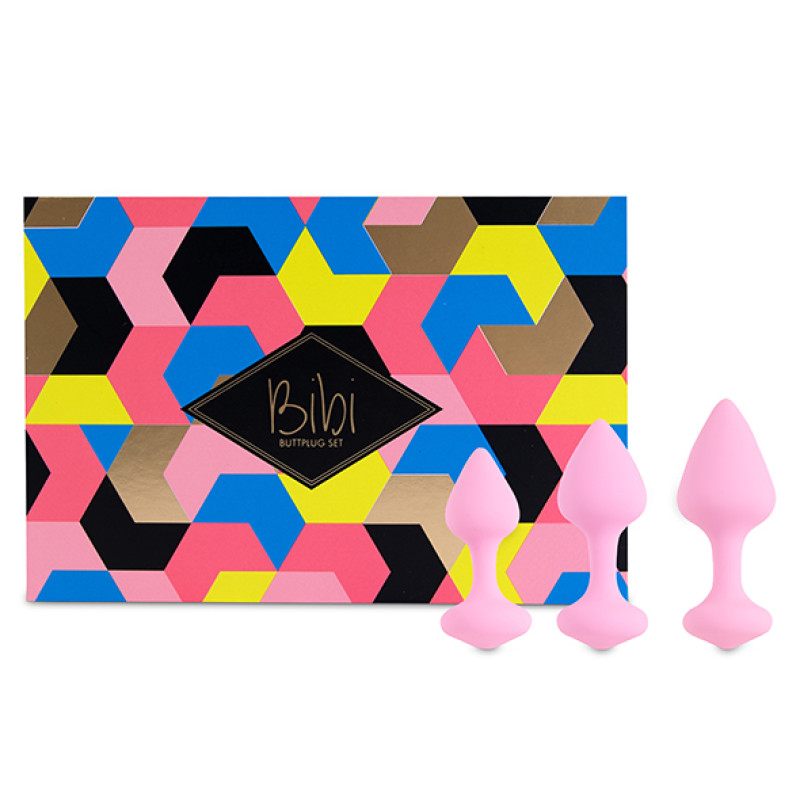 Набір силіконових анальних пробок Feelztoys Bibi Butt Plug Set