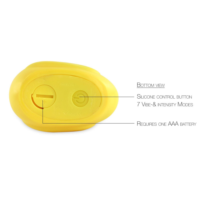Вібратор качка I Rub My Duckie - Classic Yellow