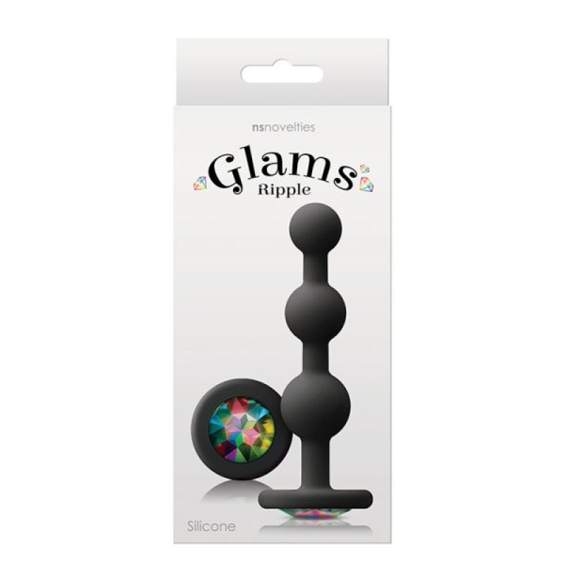 Анальна пробка з кристалом NS Novelties GLAMS