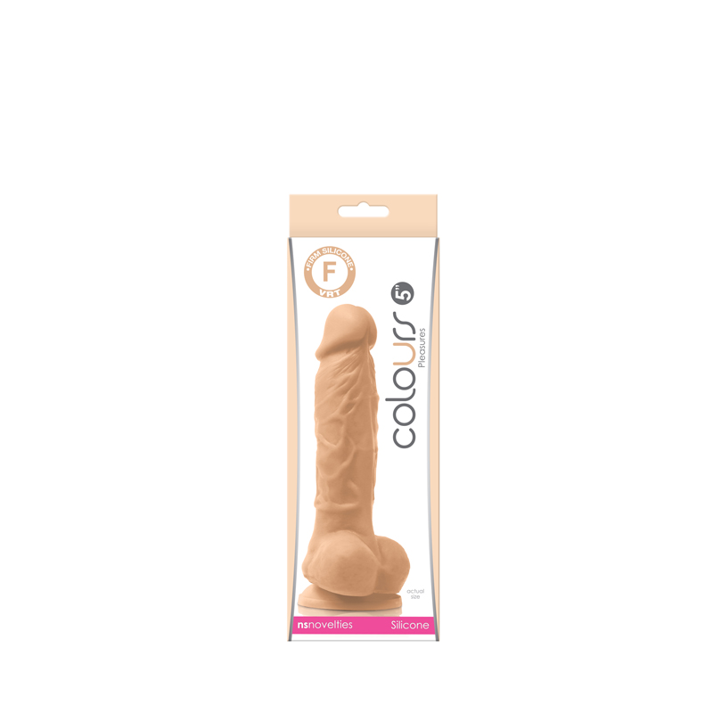 Фаллоимитатор на присоске Colours Pleasures Beige