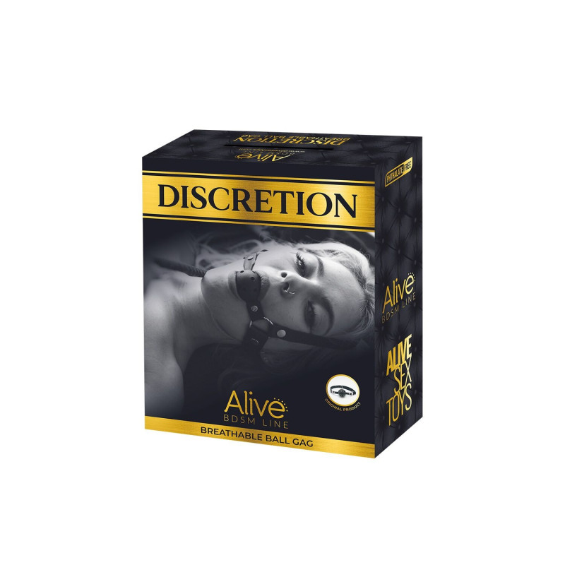 Воздухопроницаемый кляп Alive Discretion Red Воздухопроницаемый кляп Alive Discretion Red