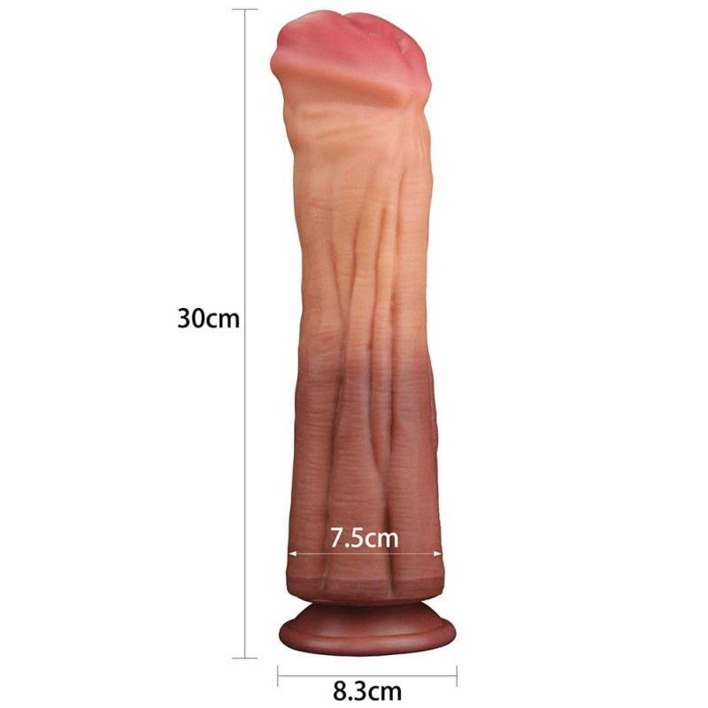 Фалоімітатор LoveToy Platinum Silicone Cock 12