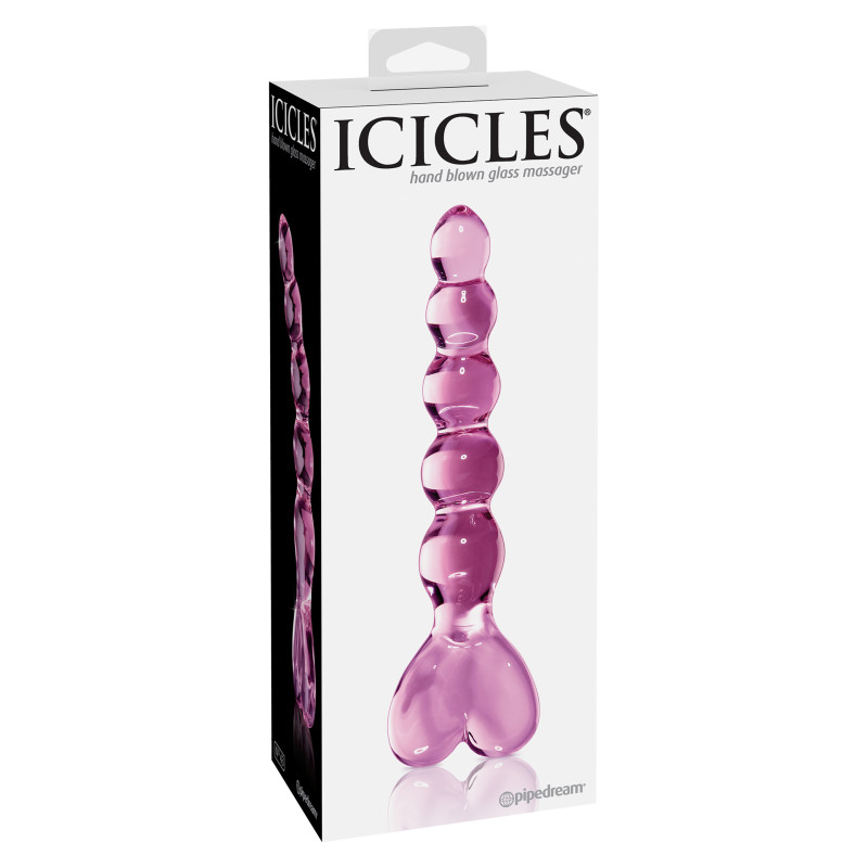 Скляний стимулятор Icicles No.43