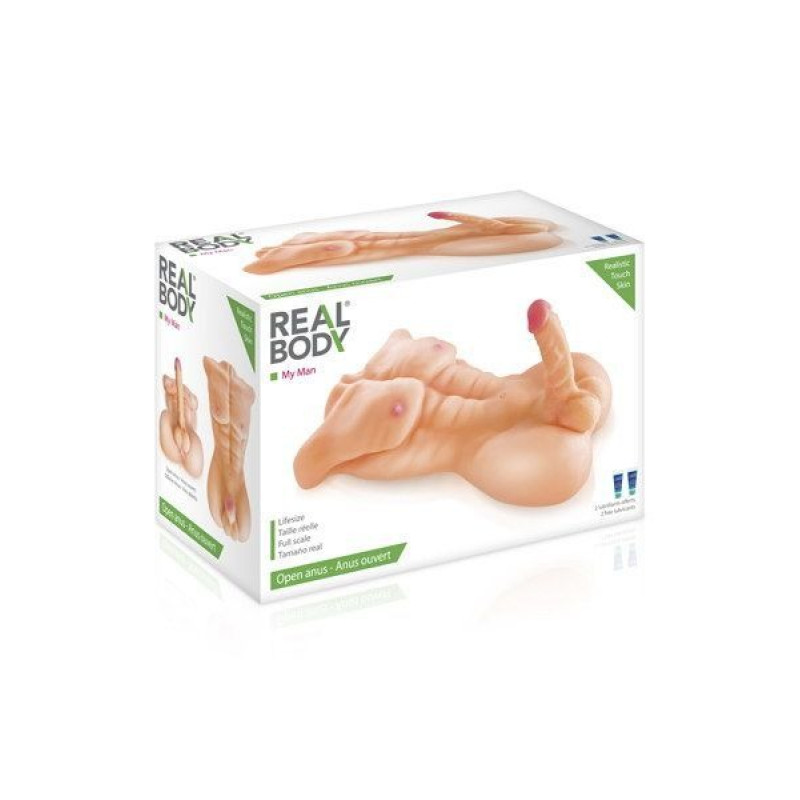 Мастурбатор мужской торс Real Body