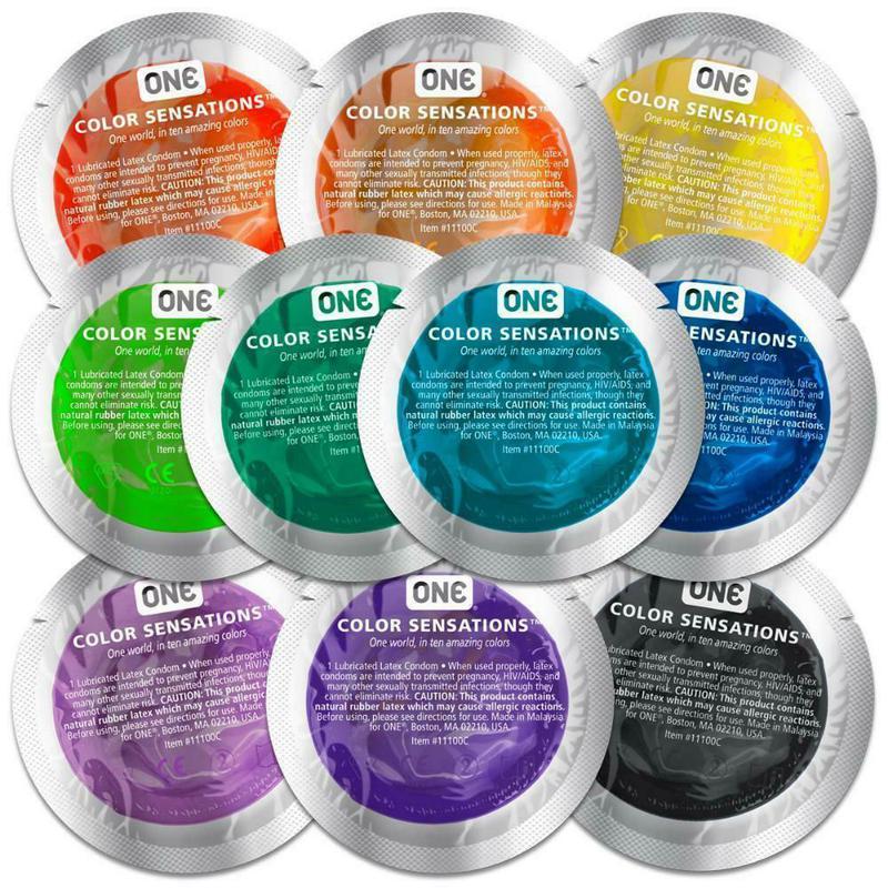 Презерватив One Color Sensations кольоровий
