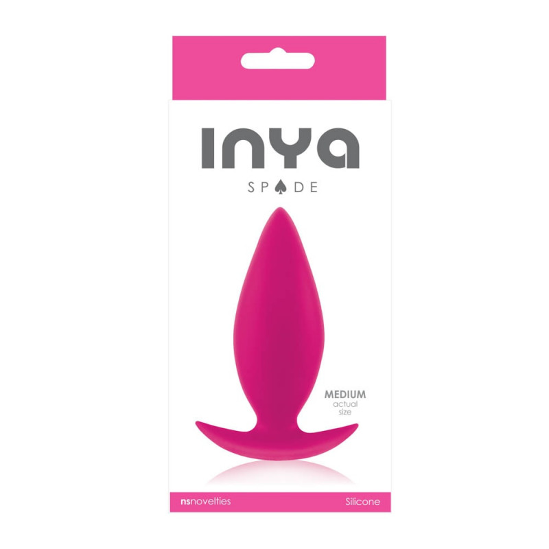 Анальна пробка INYA Spades Medium Pink