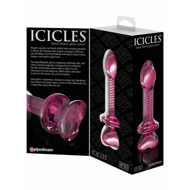 Скляний анальний стимулятор Icicles No.82