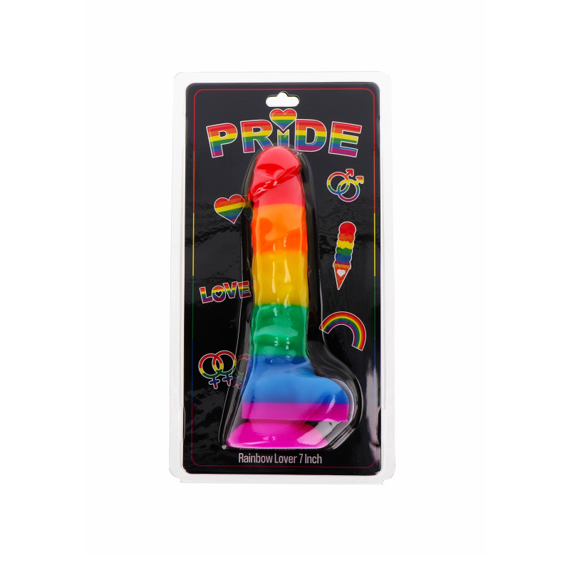 Веселковий фалоімітатор ToyJoy Rainbow Lover