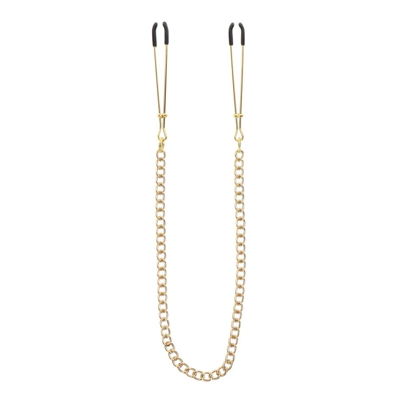 Зажимы на соски с цепочкой Taboom Nipple Play Tweezers With Chain
