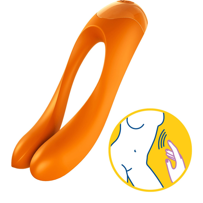 Вібратор на палець Satisfyer Candy Cane