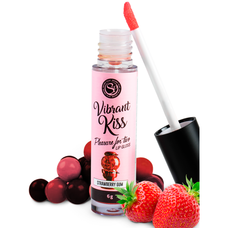 Блеск для губ с эффектом вибрации Secret Play Vibrant Kiss