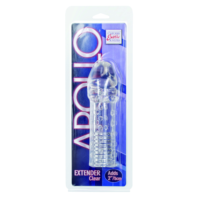 Насадка з пухерцями та ребристостями CalExotics Apollo