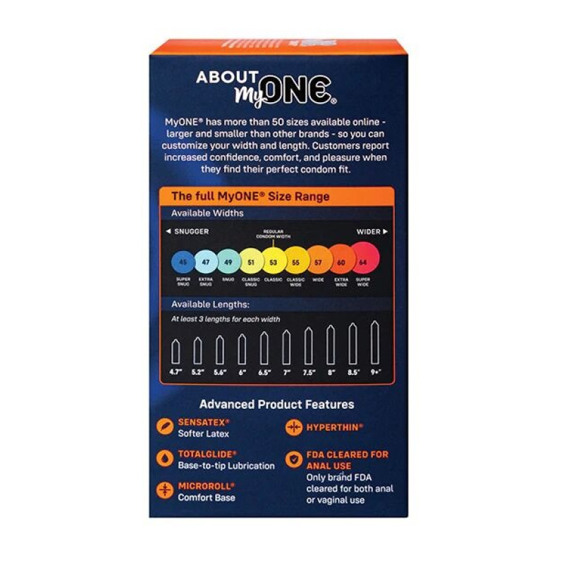 Презервативи MyONE Extra Wide 60H