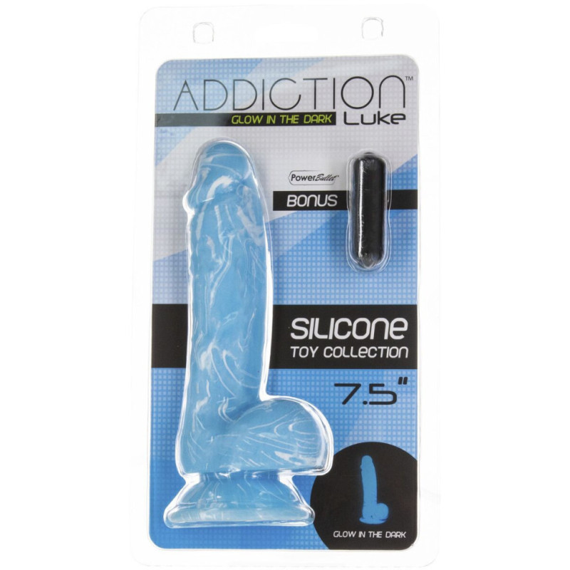 Фалоімітатор, що світиться в темряві ADDICTION