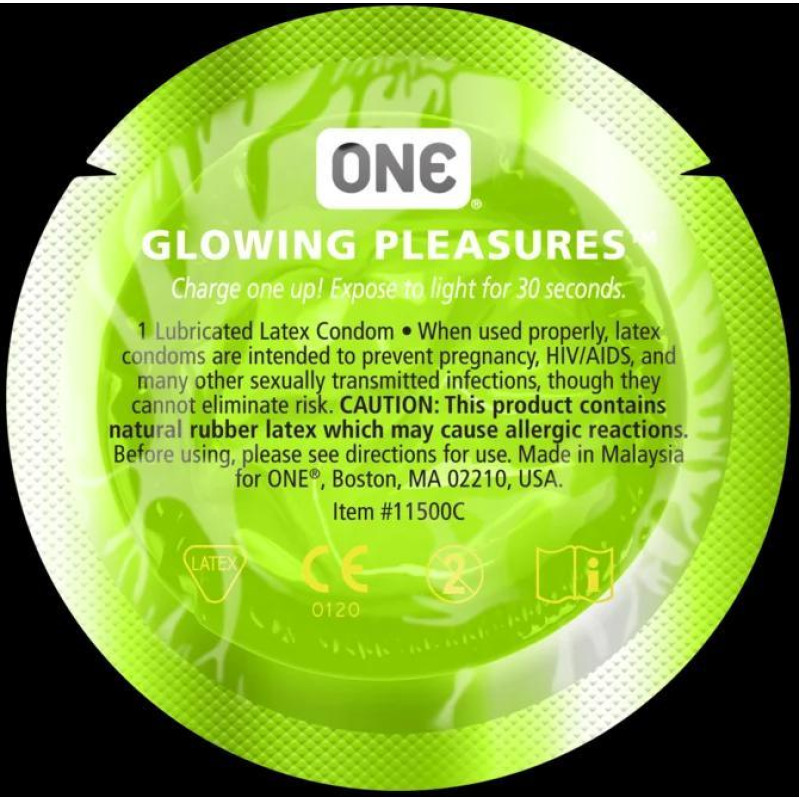 One Glowing Pleasures - презервативи що світиться
