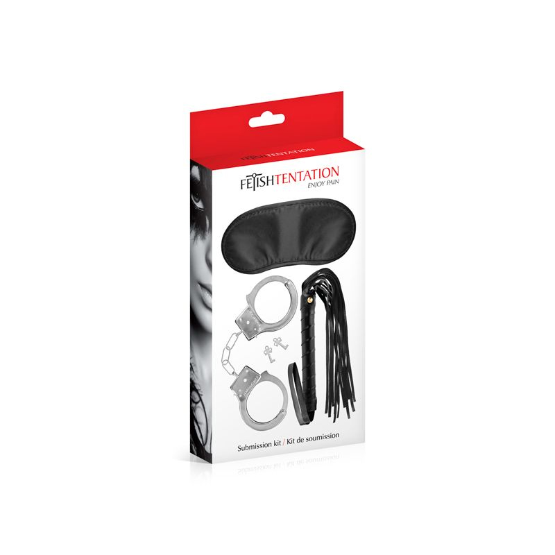 БДСМ набор Fetish Tentation Submission Kit (3 предмета)
