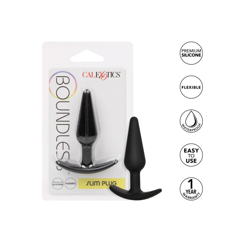Силиконовая анальная пробка CalExotics Boundless Slim