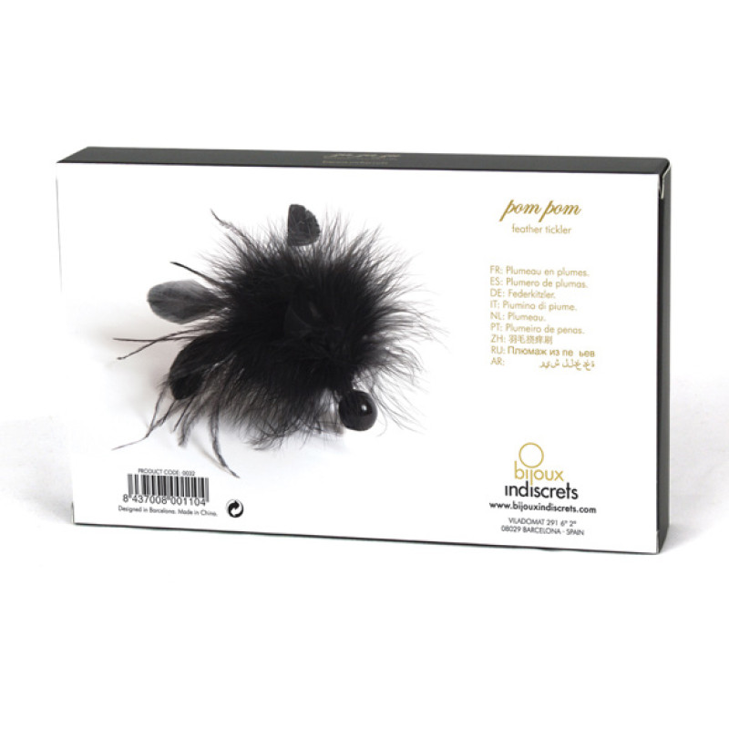Перьевая щекотка, Pom Pom Feather Tickler, Bijoux