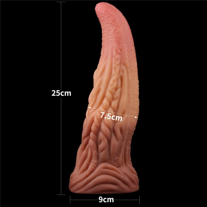 Фаллоимитатор LoveToy Platinum Silicone Tongue 10