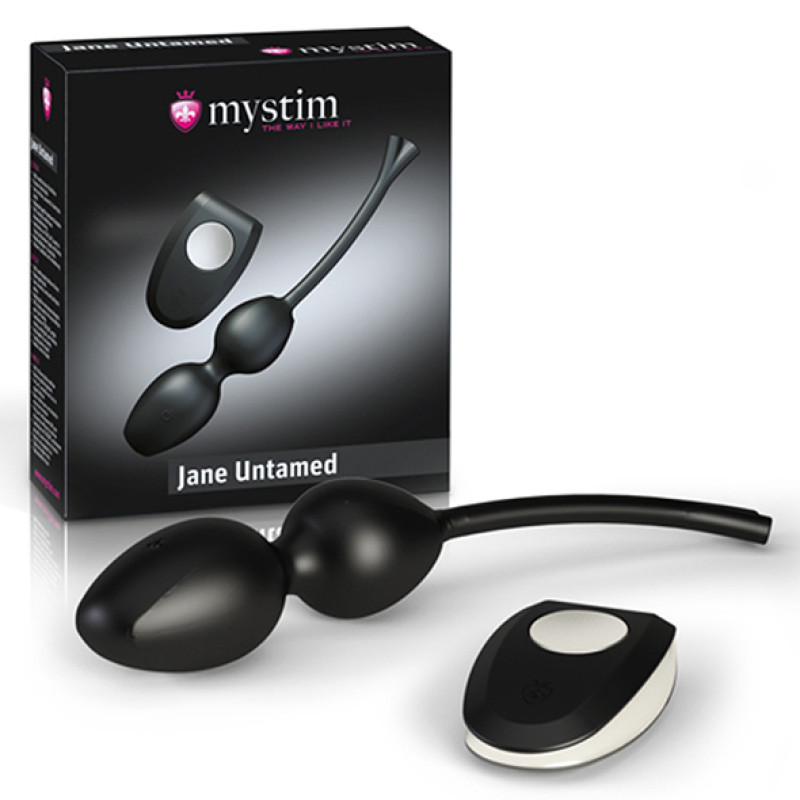 Вагинальные шарики с миостимуляцией Mystim Jane Untamed Geisha Balls