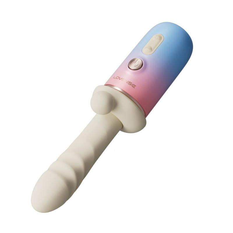 Смарт-міні секс-машина Lovense Spinel імітація фрикцій, підігрів, 3 насадки, на присосці Смарт-міні секс-машина Lovense Spinel імітація фрикцій, підігрів, 3 насадки, на присосці