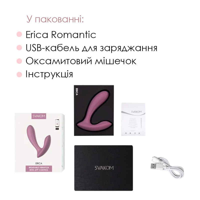 Смарт-вибратор в белье Svakom Erica